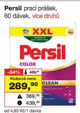 Persil prací prášek, 60 dávek Barvy a laky drogerie 
