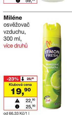 Miléne osvěžovač vzduchu, 300 ml Barvy a laky drogerie 