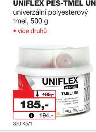 UNIFLEX PES-TMEL UN univerzální polyesterový tmel, 500 g Barvy a laky drogerie 