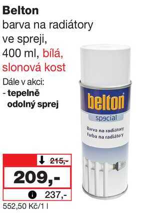 Belton barva na radiátory ve spreji, 400 ml