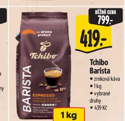 Tchibo Barista zrnková káva 1kg