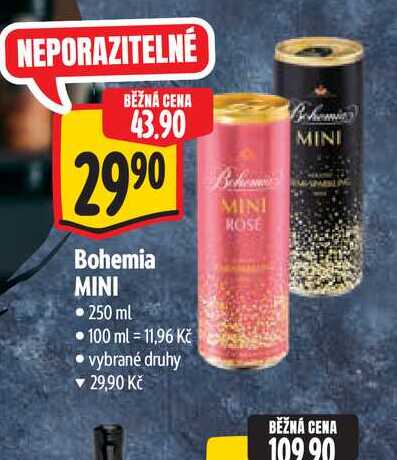 Bohemia MINI 250 ml