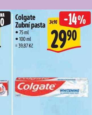 Colgate Zubní pasta 75 ml Albert