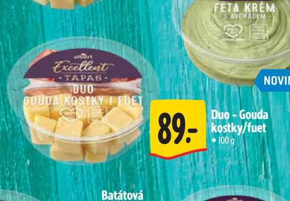Duo-Gouda kostky/fuet 100 g