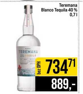 Teremana Blanco Tequila 40% 0,7l