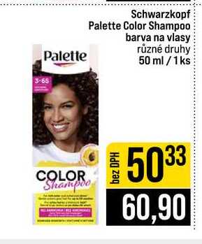 Palette Schwarzkopf Palette Color Shampoo barva na vlasy různé druhy 50 ml