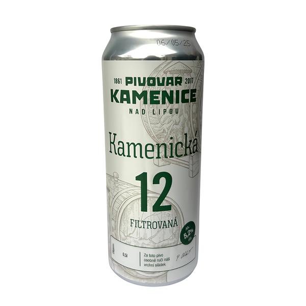 Pivovar Kamenice nad Lipou Kamenice 12° plech