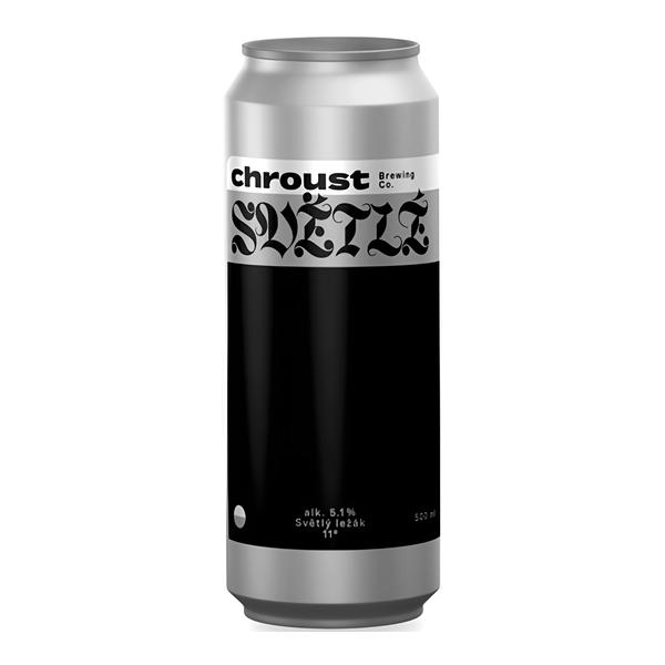 Pivovar Chroust Světlé ležák 11, plech v akci