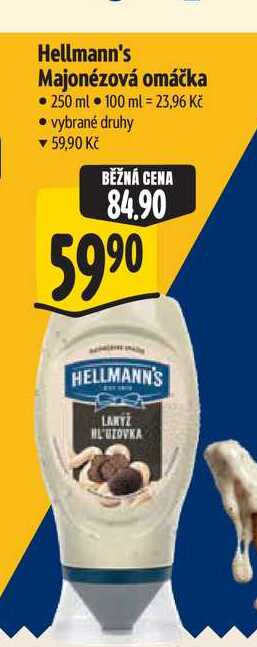 Hellmann's Majonézová omáčka 250 ml 