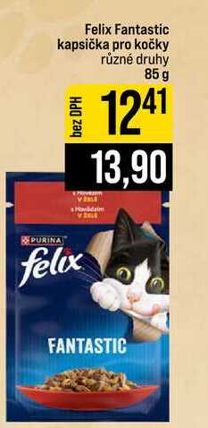 Felix Fantastic kapsička pro kočky různé druhy 85 g 