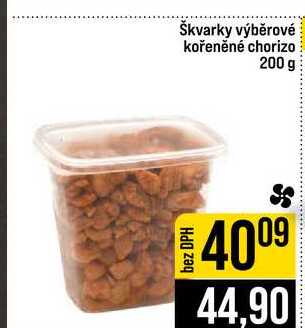 Škvarky výběrové kořeněné chorizo 200 g
