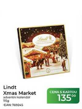 Lindt Xmas Market CENA adventní kalendář 115g
