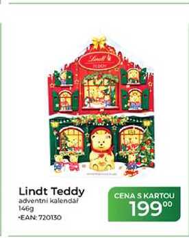 Lindt Teddy adventní kalendář 146g