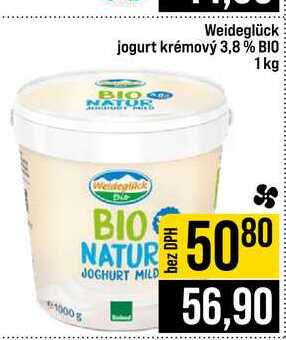 Weideglück jogurt krémový 3,8% BIO 1 kg 