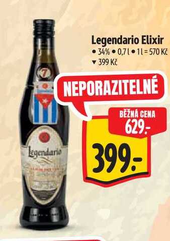 Legendario Elixir 34% 0,7 l