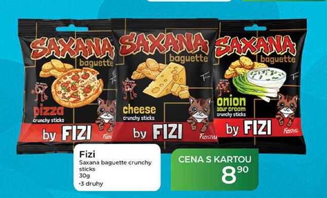 Fizi Saxana baguette crunchy sticks 30g
