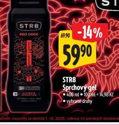 STR8 Sprchový gel 400 ml Albert