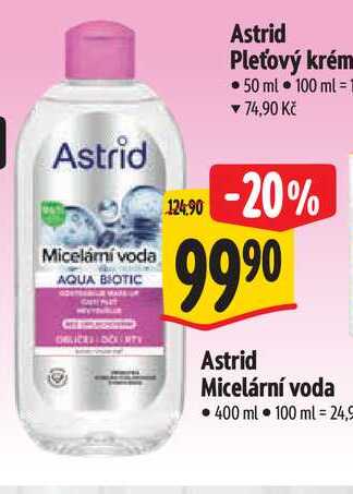   Astrid Micelámí voda  400 ml