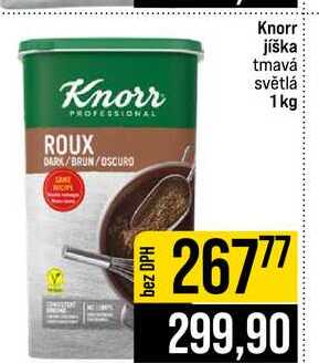 Knorr jíška tmavá světlá 1kg