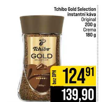 Tchibo Gold Selection instantní káva Original 200 g Crema 180 g