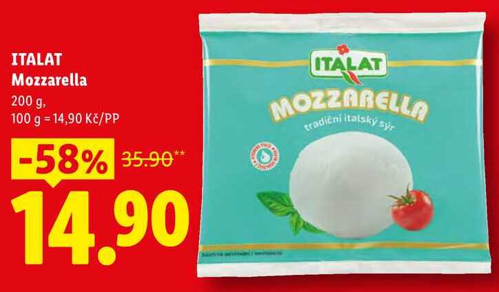 ITALAT Mozzarella, 200 g