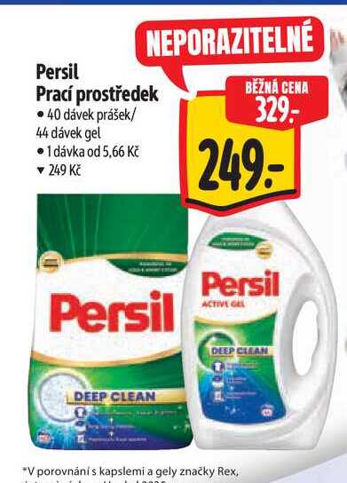 Persil Prací prostředek 40 dávek prášek/ 44 dávek gel Albert