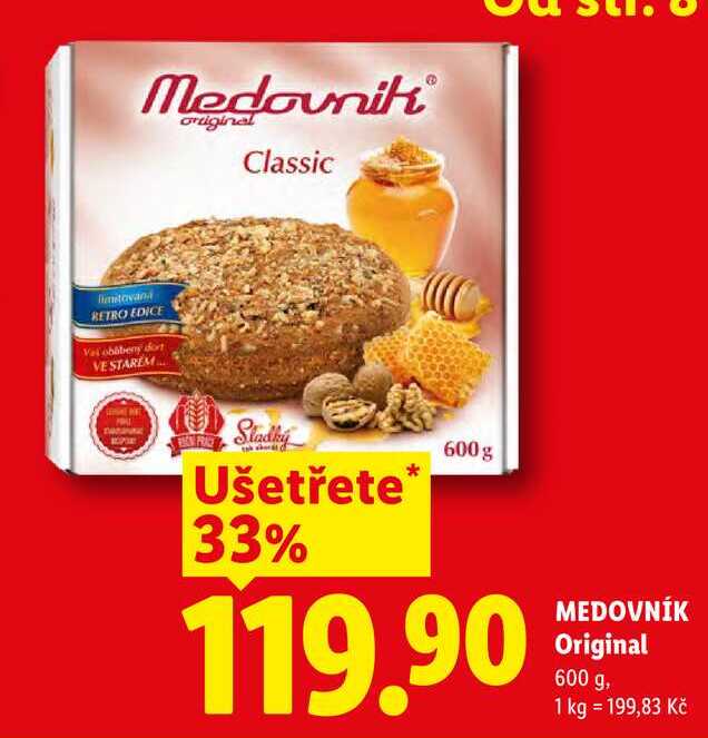 MEDOVNÍK Original, 600 g
