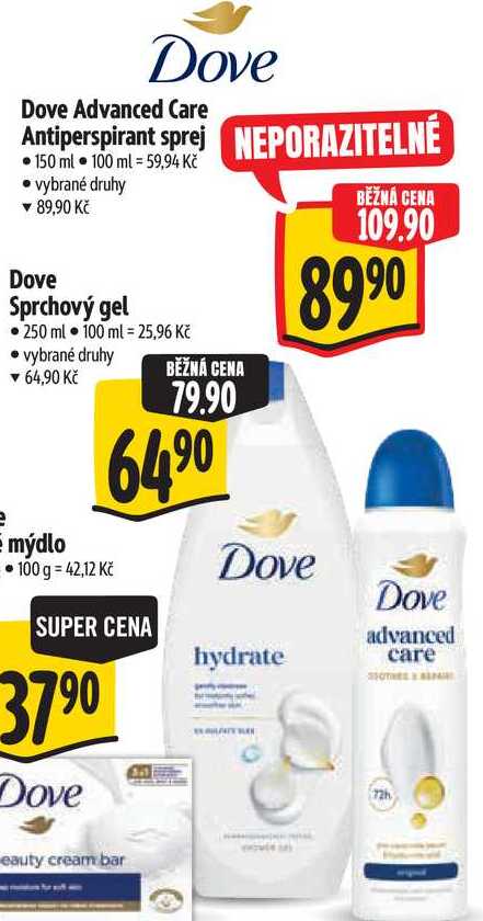 Dove Advanced Care Antiperspirant sprej  150 ml Albert