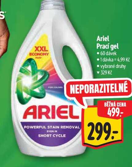 Ariel Prací gel   60 dávek Albert