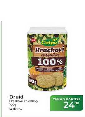Druid Hráškové chlebíčky 100g