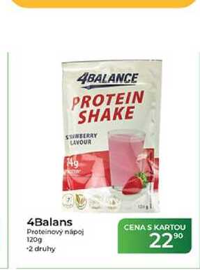 4Balans Proteinový nápoj 120g