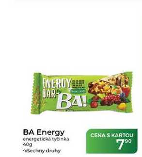 BA Energy energetická tyčinka 40g
