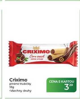 Criximo plněné trubičky 18g