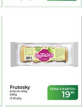 Frutosky ovocné rolky 240g