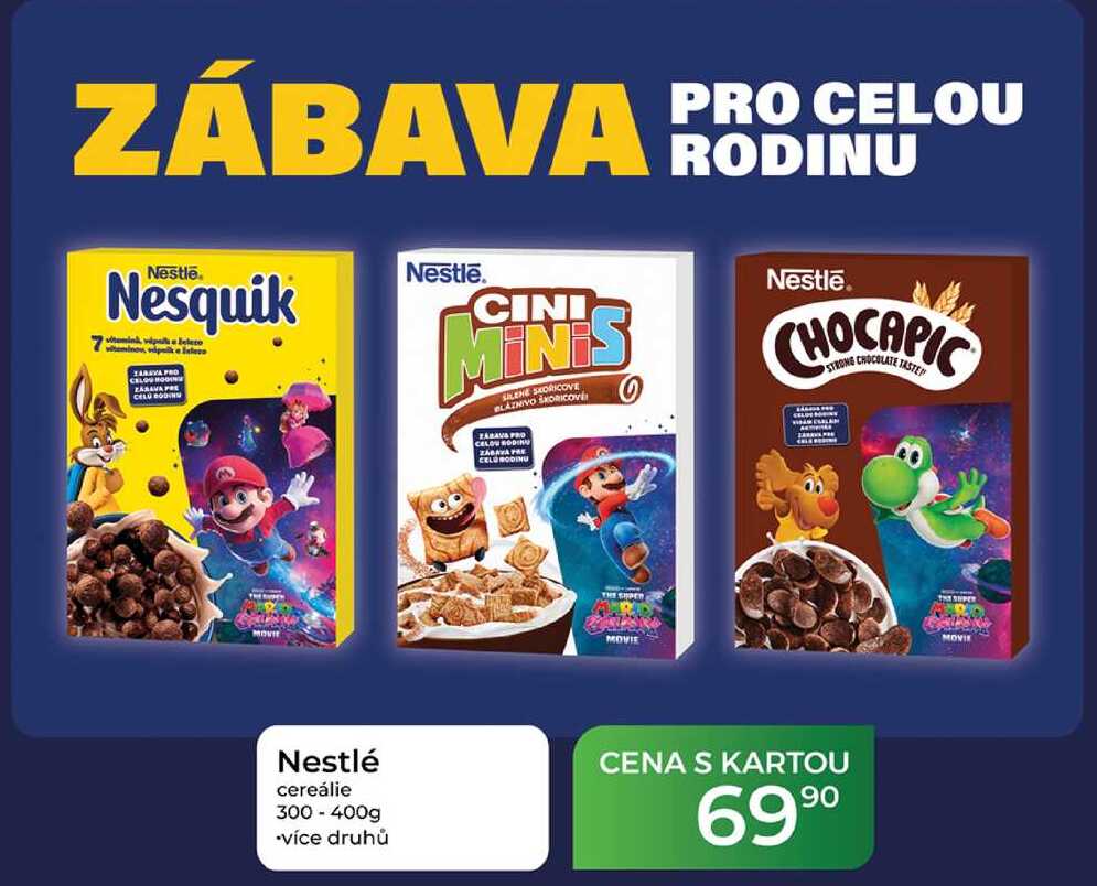 Nestlé cereálie 300-400g