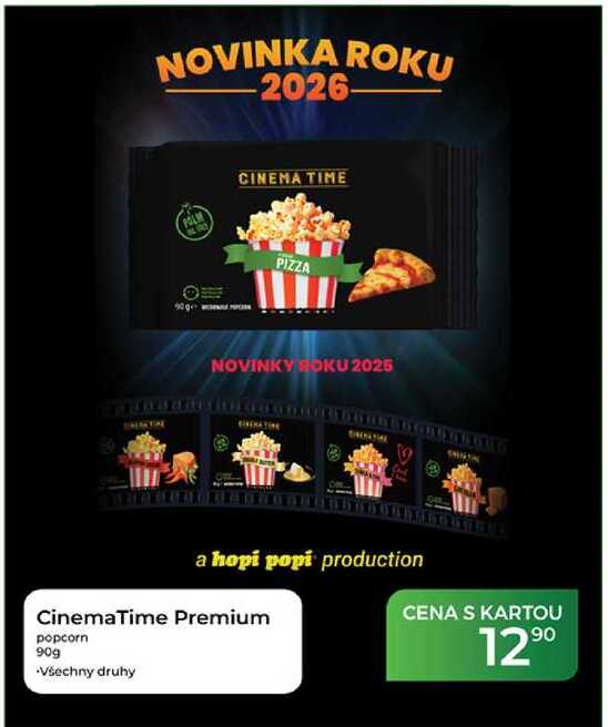 CinemaTime Premium popcorn 90g