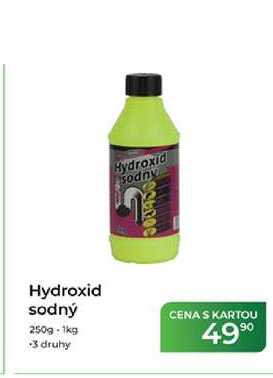 Hydroxid sodný 250g 1kg