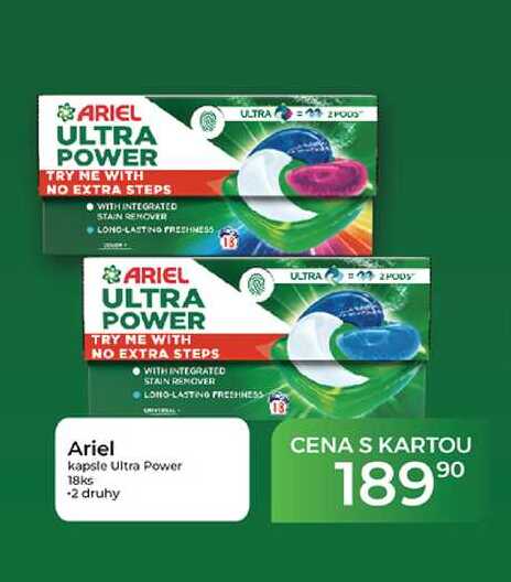 Ariel kapsle Ultra Power 18ks Tamda Foods