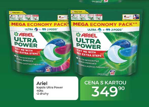 Ariel kapsle Ultra Power 40ks Tamda Foods