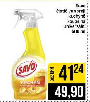 Savo čistič ve spreji kuchyně koupelna univerzální 500 ml