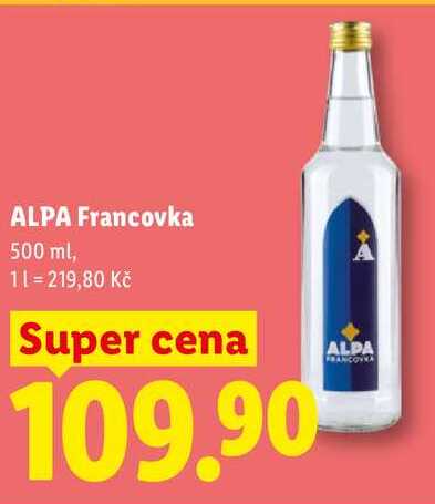 ALPA Francovka, 500 ml Lidl