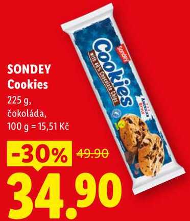 SONDEY Cookies, 225 g