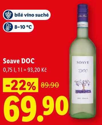 Soave DOC, 0,75 l