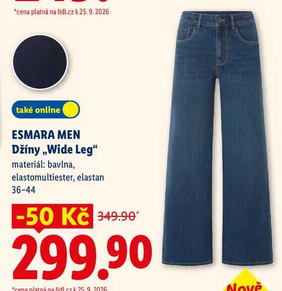 ESMARA MEN Džíny,,Wide Leg"