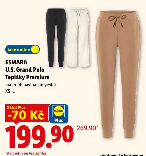 ESMARA U.S. Grand Polo Tepláky Premium