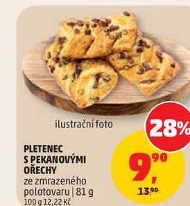 PLETENEC S PEKANOVÝMI OŘECHY, 81 g