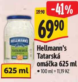 Hellmann's Tatarská omáčka, 625 ml 