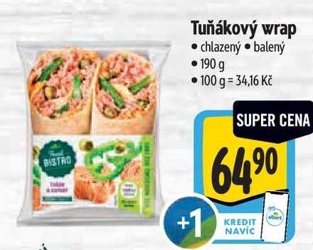Tuňákový wrap, 190 g