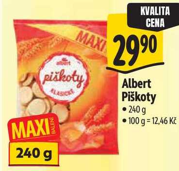 Albert Piškoty, 240 g