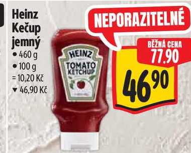 Heinz Kečup jemný, 460 g